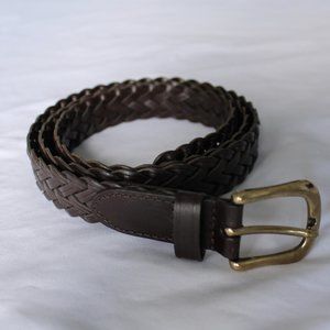 Brown Braided Belt (Never Worn)